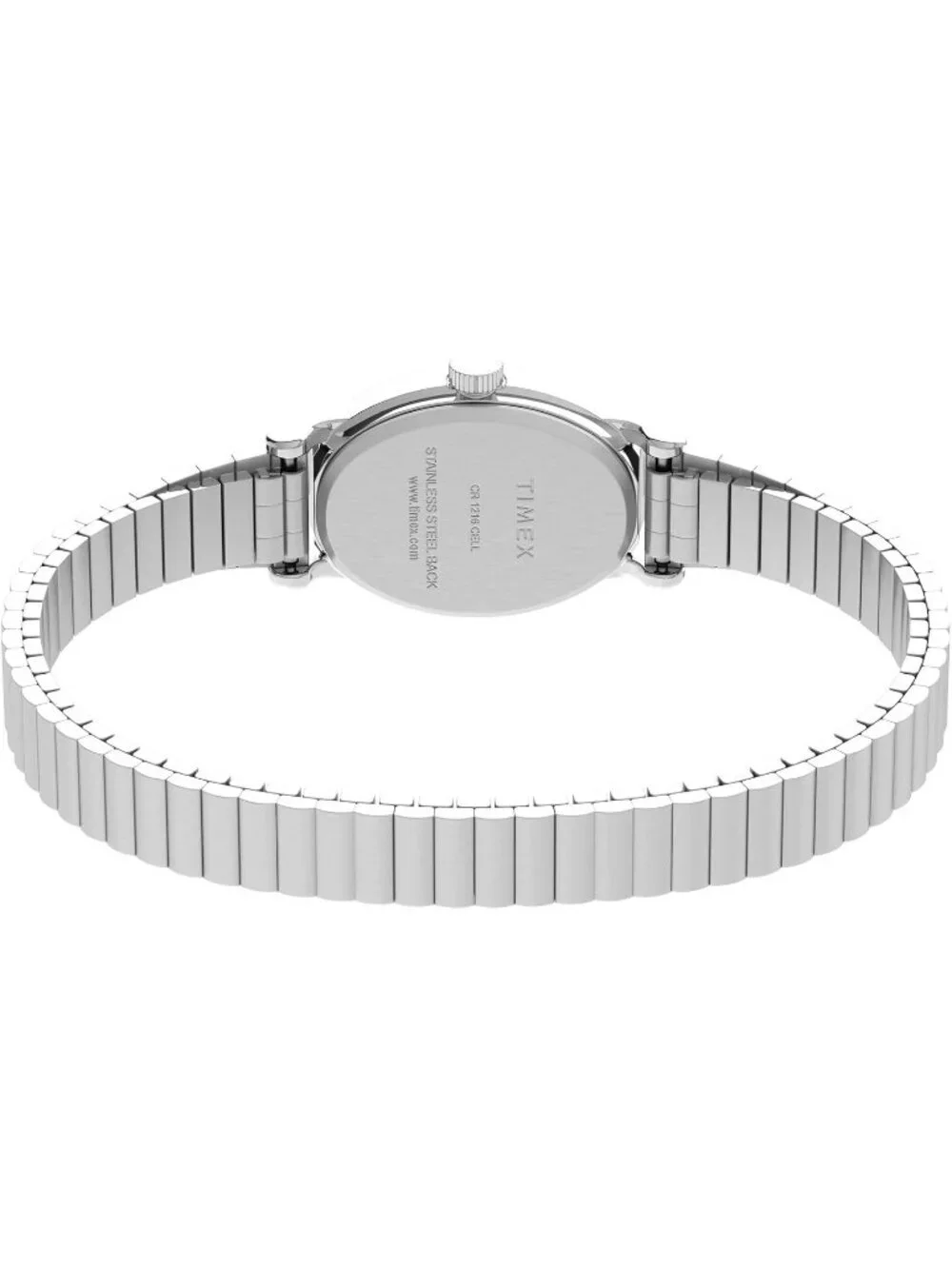 Women's Silver Tone White Crystal Dial Cavatina Classic Elegant Wrist Watch